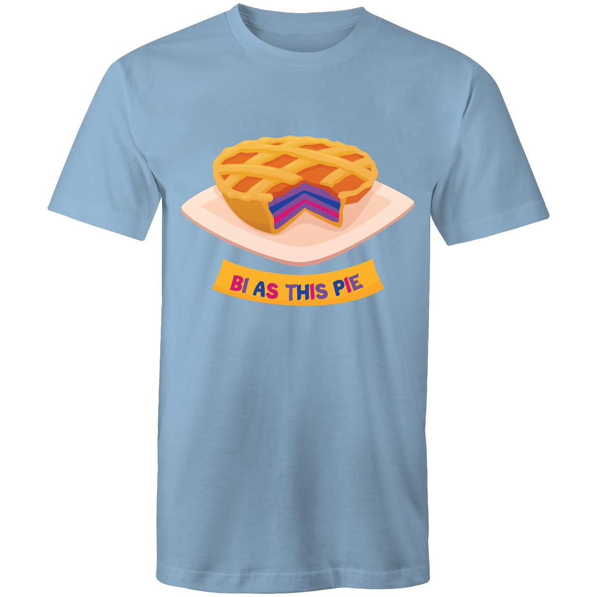 Bi As This Pie T-Shirt Bisexual Unisex (B001)