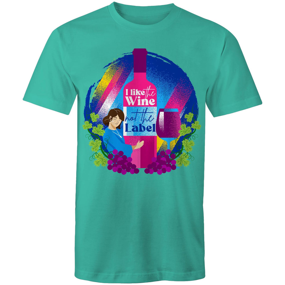 Like the Wine Not the Label V2 T-Shirt Unisex (P011)