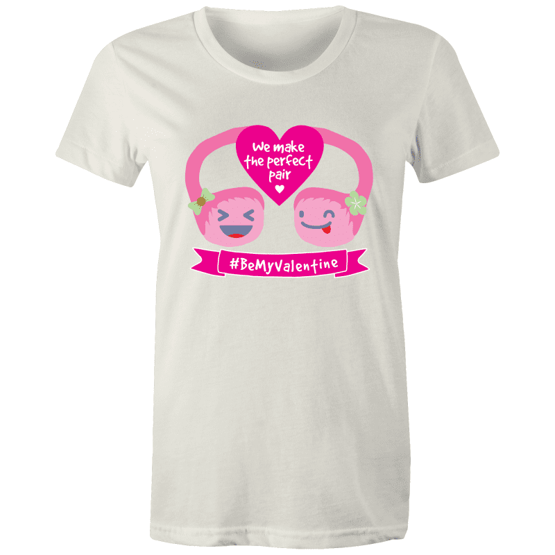 Valentine's Day Perfect Pair T-Shirt Female (L001)