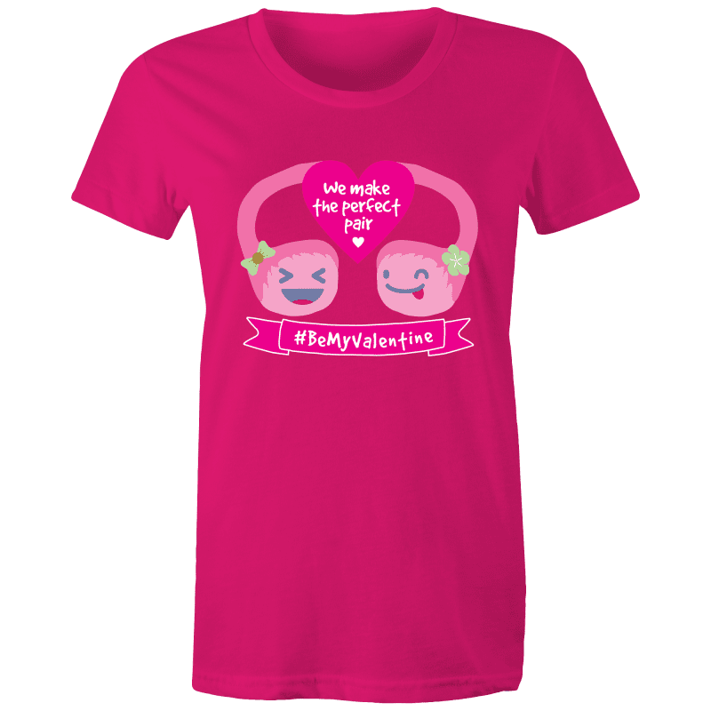 Valentine's Day Perfect Pair T-Shirt Female (L001)