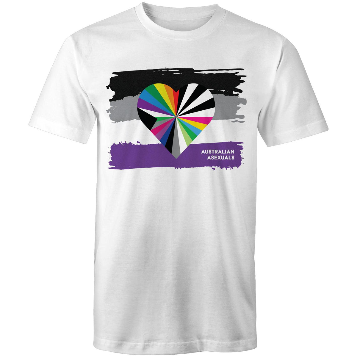 Australian Asexuals Heart T-Shirt Unisex (AS011)