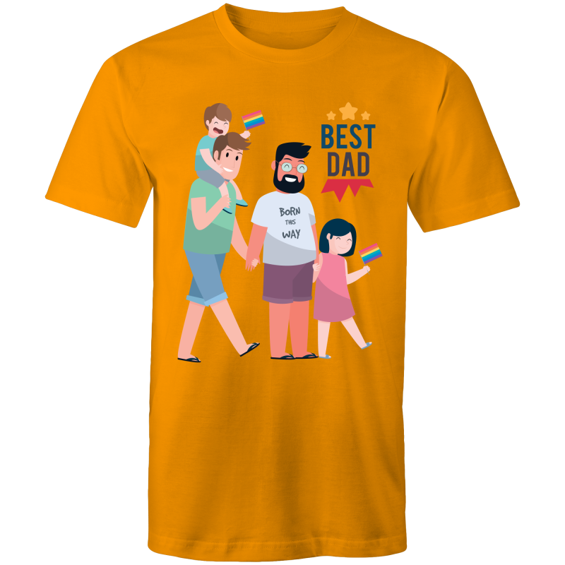 Father's Day Gay T-Shirt Best Dad Ever Unisex (G018)