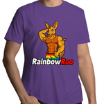 RainbowRoo Muscle Kangaroo T-Shirt Unisex (G006)