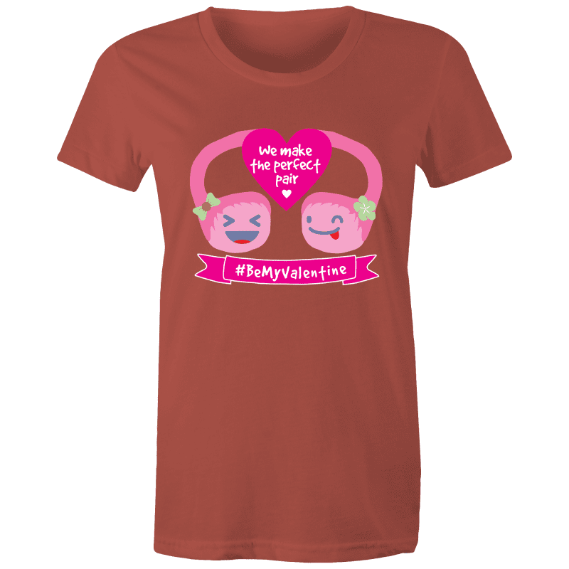 Valentine's Day Perfect Pair T-Shirt Female (L001)