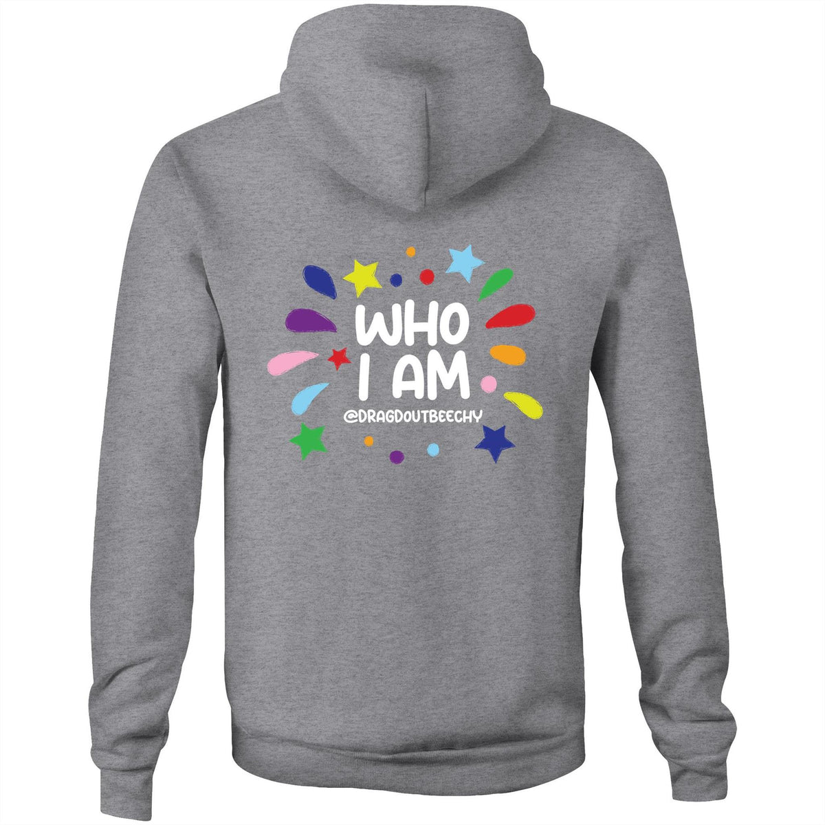 Drag'd Out Beechworth - I Am Who I Am Hoodie Sweatshirt (LG158)