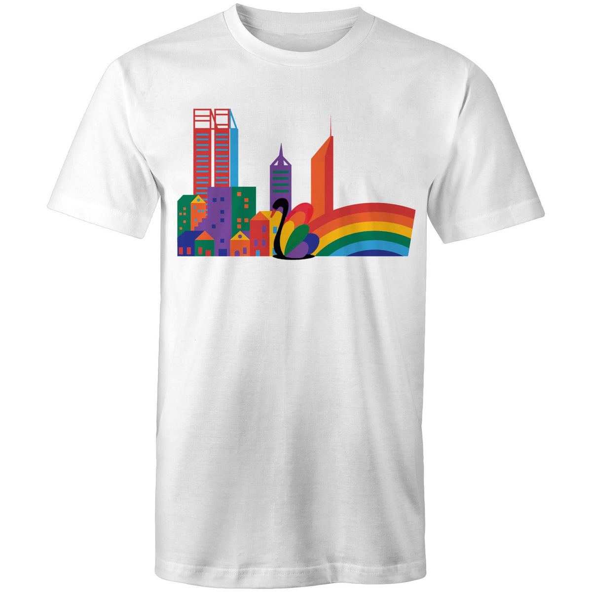 Pride WA Perth Rainbow T-Shirt Unisex (LG098)