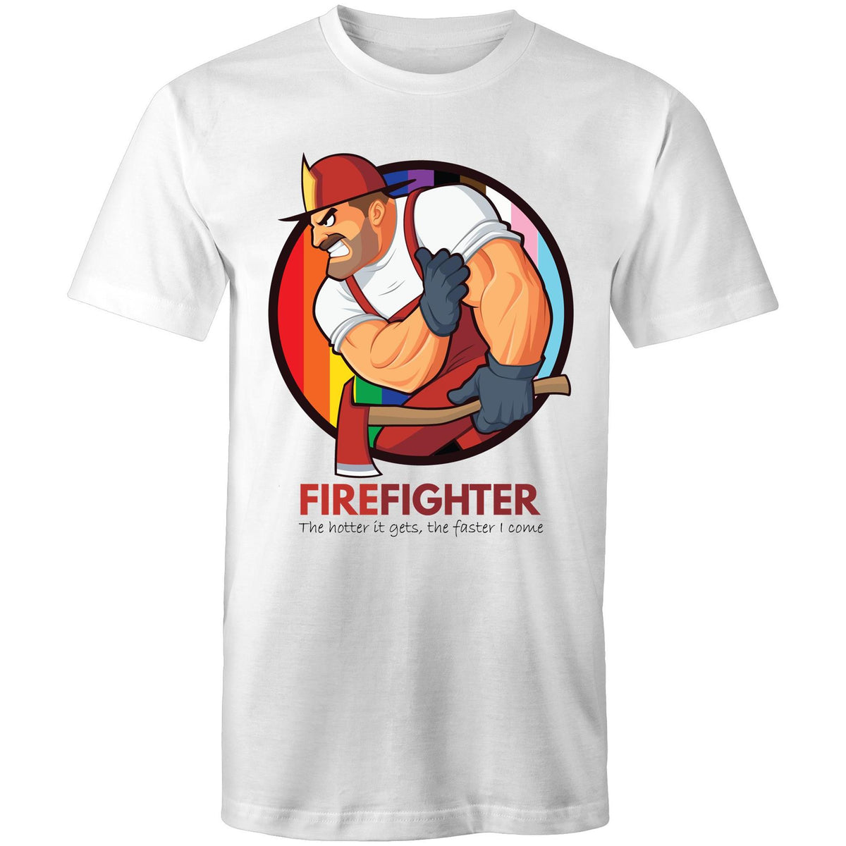 Firefighter The Hotter it Gets T-Shirt Unisex (G024)