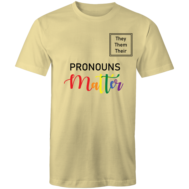 Pronouns Matter They Them Their T-Shirt Unisex (LG025)