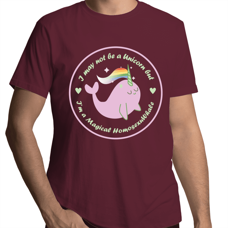 Homosexuwhale 1 T-Shirt Unisex (LG005)