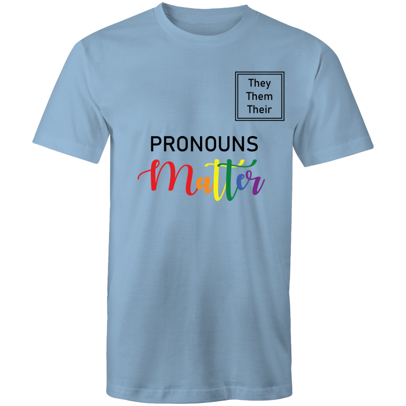 Pronouns Matter They Them Their T-Shirt Unisex (LG025)