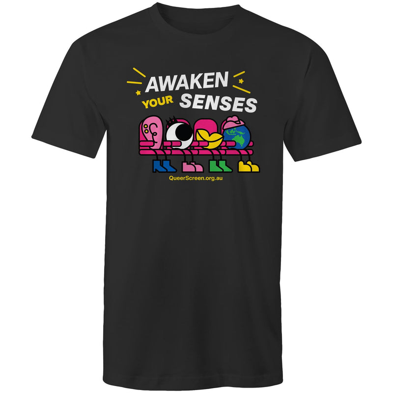 Queer Screen Awaken Your Senses T-Shirt Unisex (LG168)