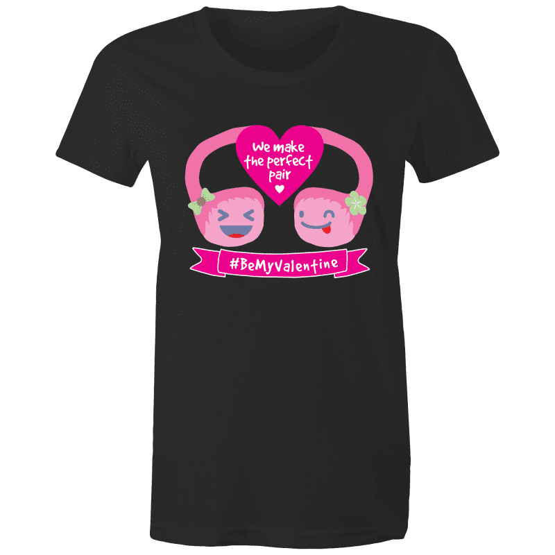 Valentine's Day Perfect Pair T-Shirt Female (L001)