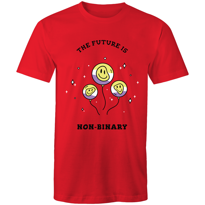 The Future is Non Binary Balloons T-Shirt Unisex (NB005)