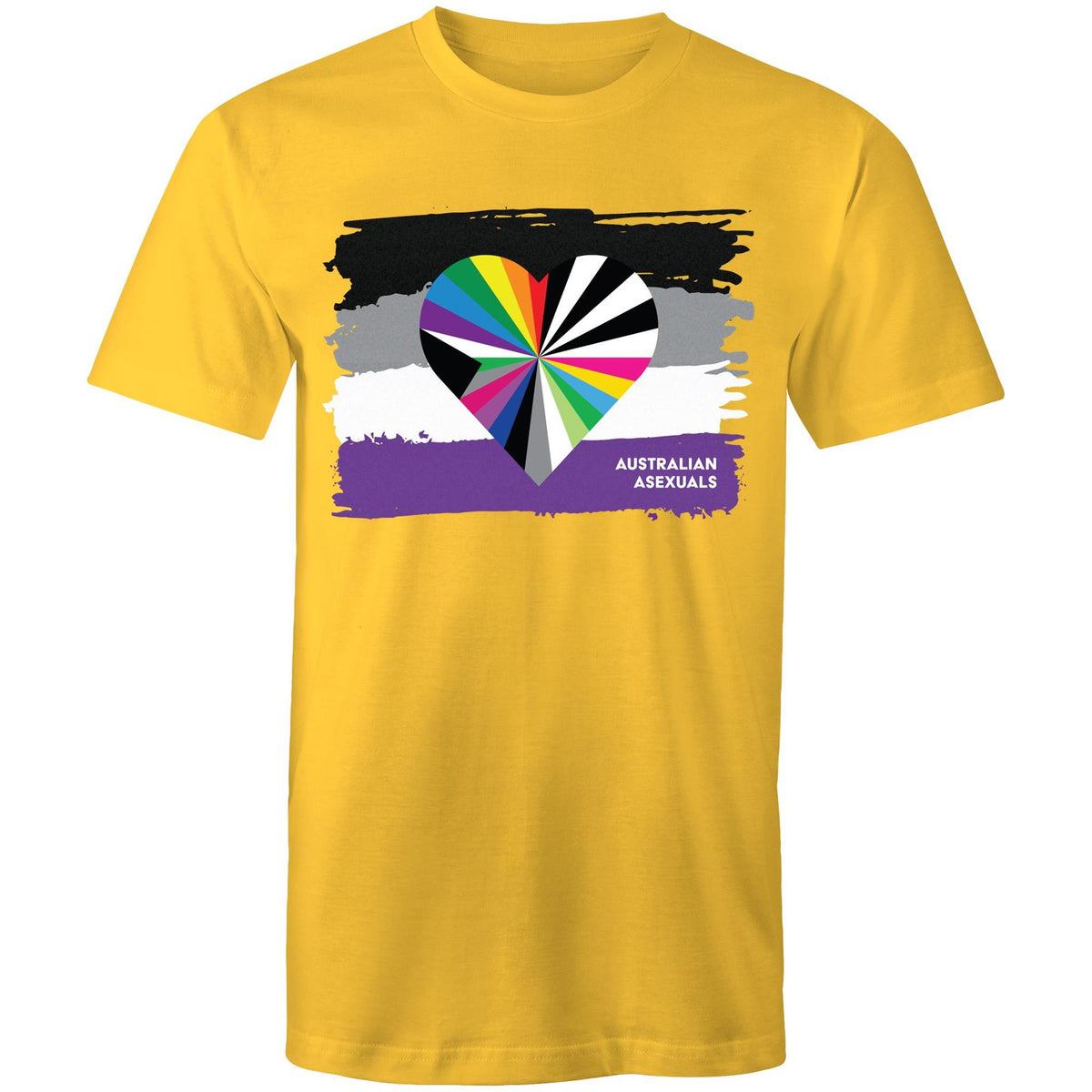 Australian Asexuals Heart T-Shirt Unisex (AS011)