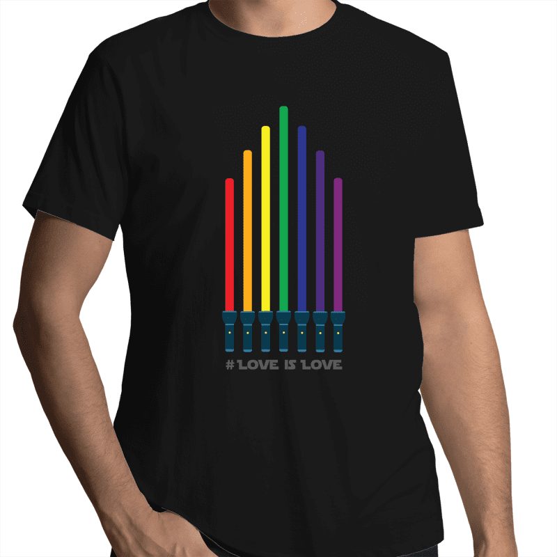 Star Wars T-Shirt Love Is Love Unisex (LG012)