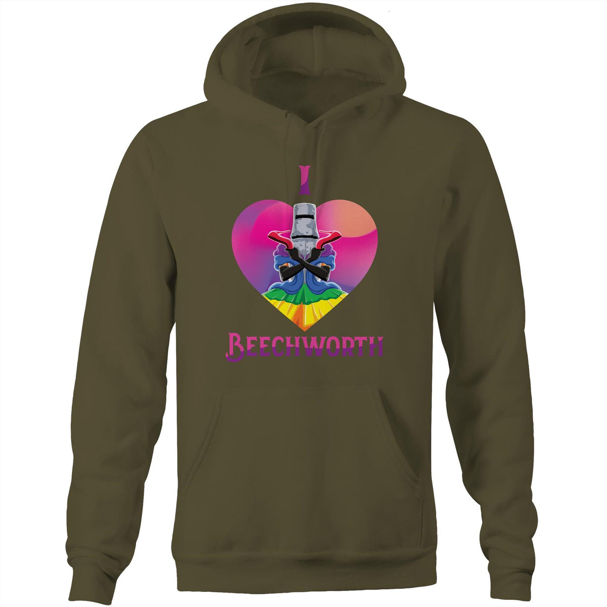 Drag'd Out Beechworth Ned Kelly Hoodie Sweatshirt Unisex (LG160)