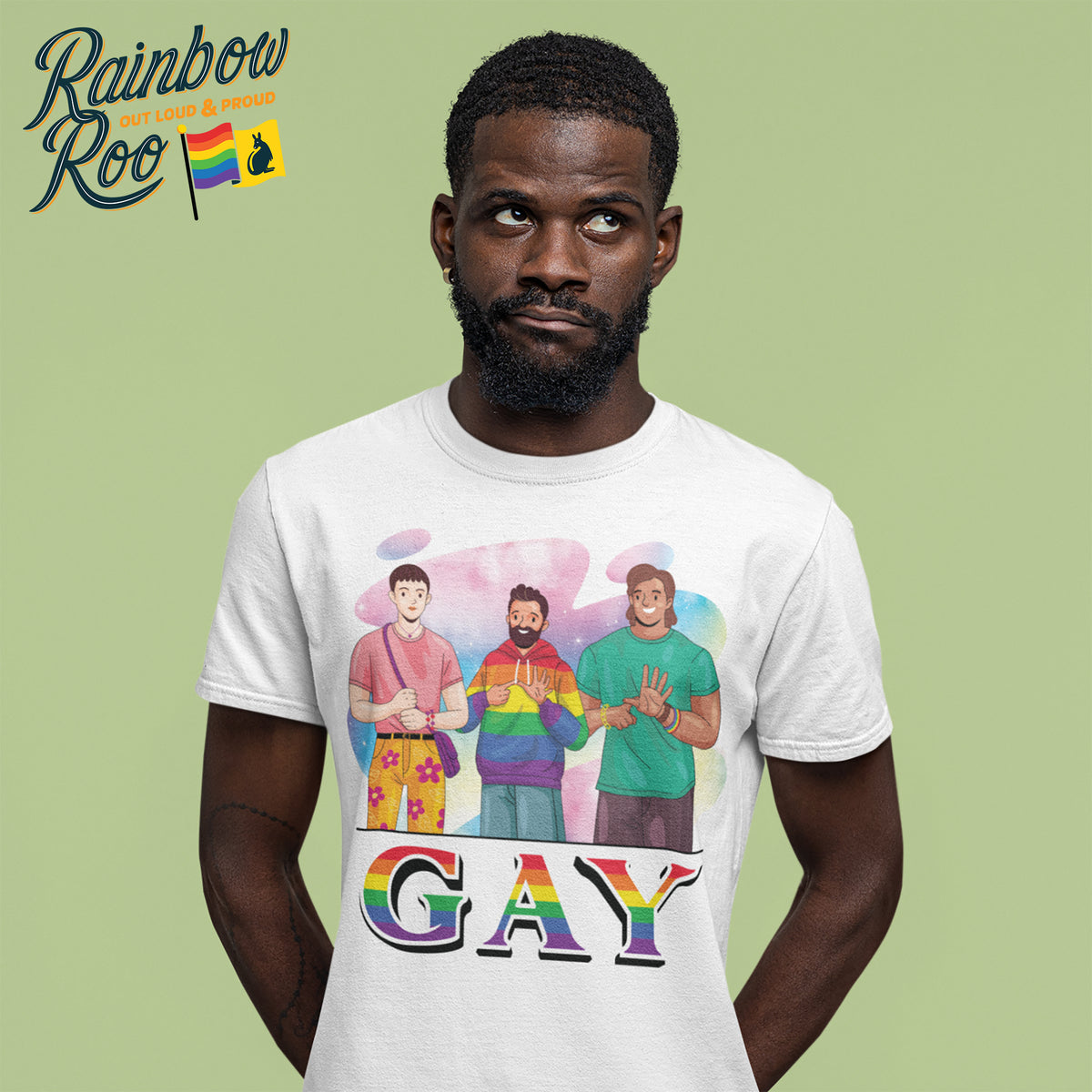 Auslan GAY T-Shirt Unisex (LG041)