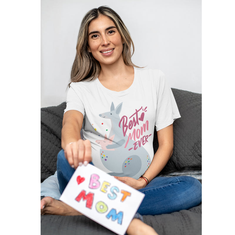 Mother's Day Lesbian T-Shirt Best Mom Ever Unisex (L014)