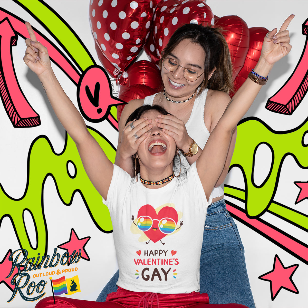 Happy Valentine's Gay T-Shirt Unisex (LG010)