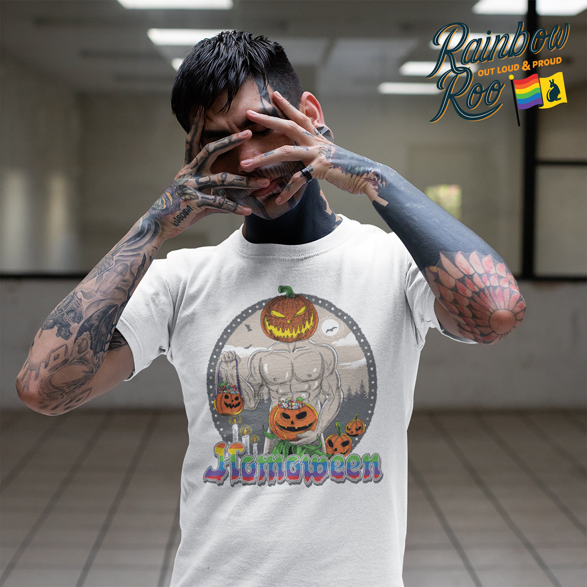 Homoween Pumpkin T-Shirt Unisex (G035)