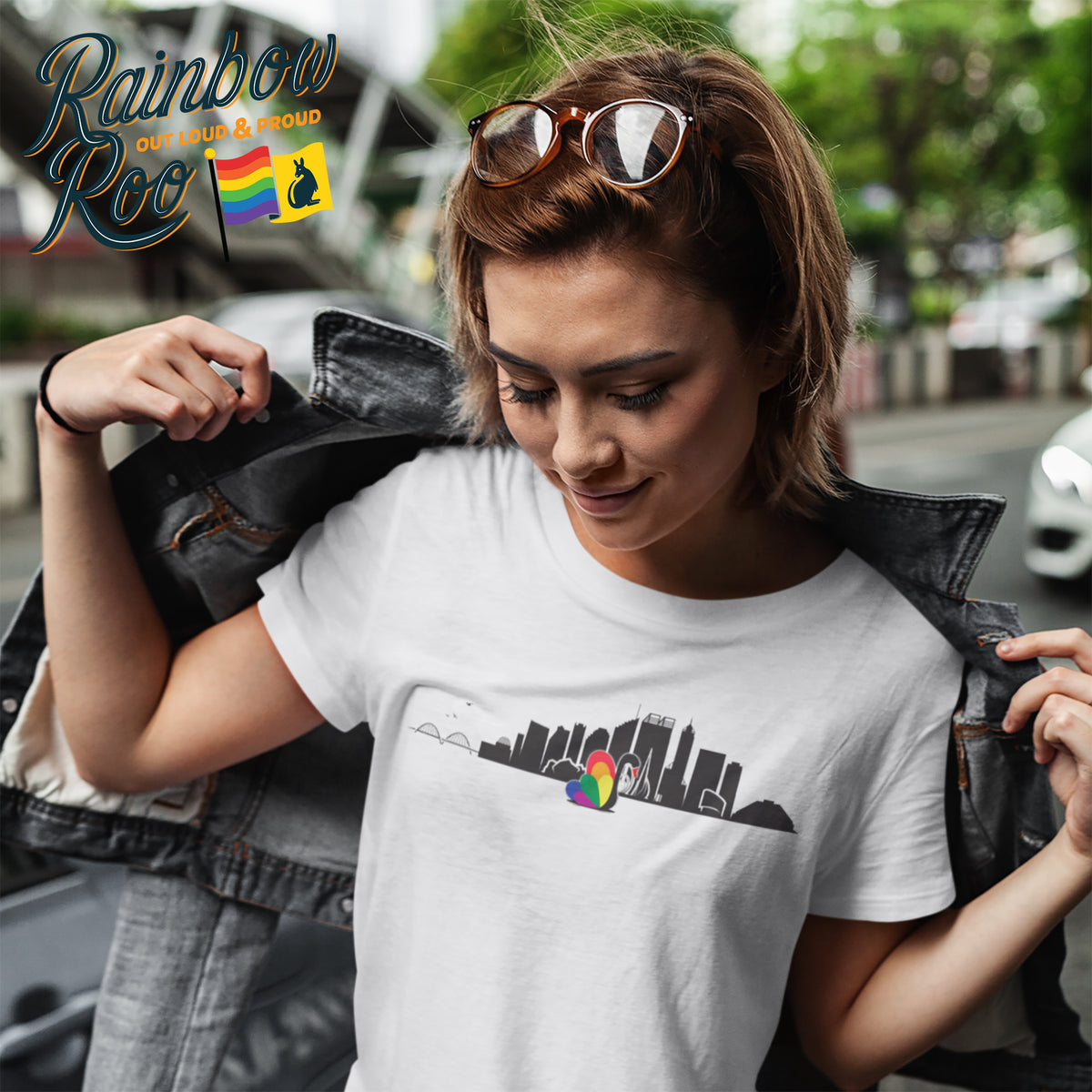 Pride WA Perth Skyline T-Shirt Unisex (LG099)