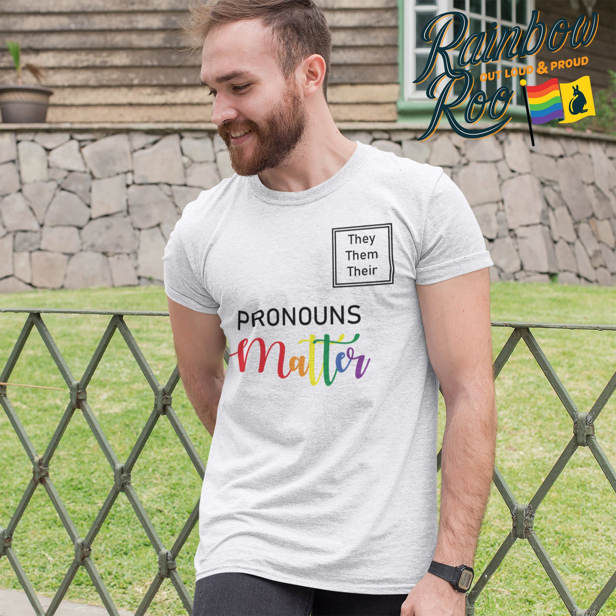 Pronouns Matter They Them Their T-Shirt Unisex (LG025)