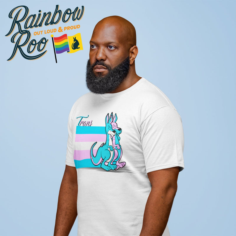 RainbowRoo Trans Kangaroo T-Shirt Unisex (T003)