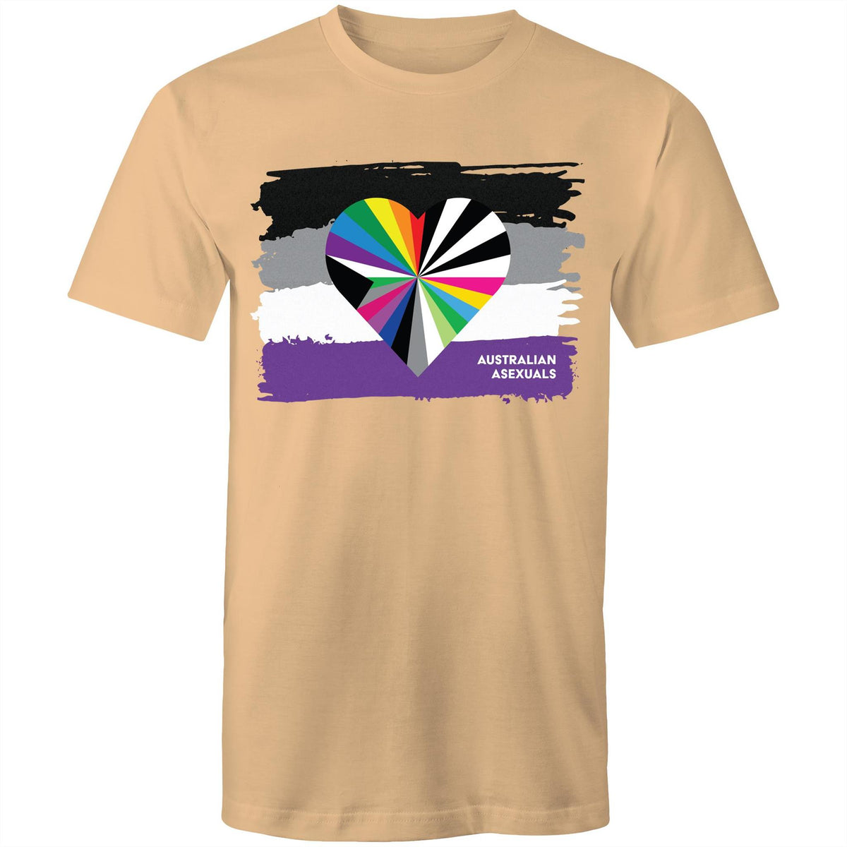 Australian Asexuals Heart T-Shirt Unisex (AS011)