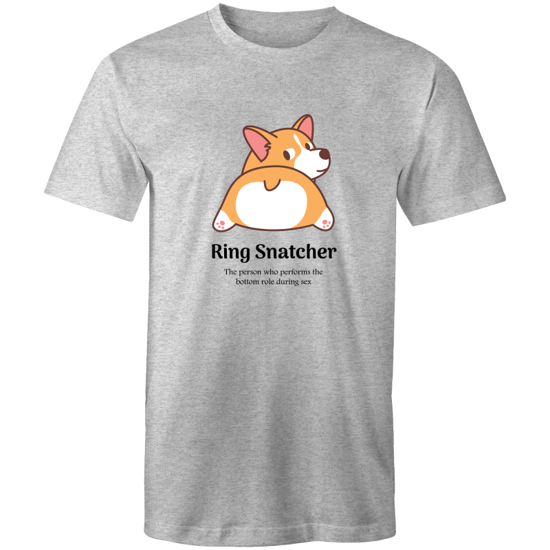 Gay T-Shirt | Dicktionary Ring Snatcher Male - RainbowRoo