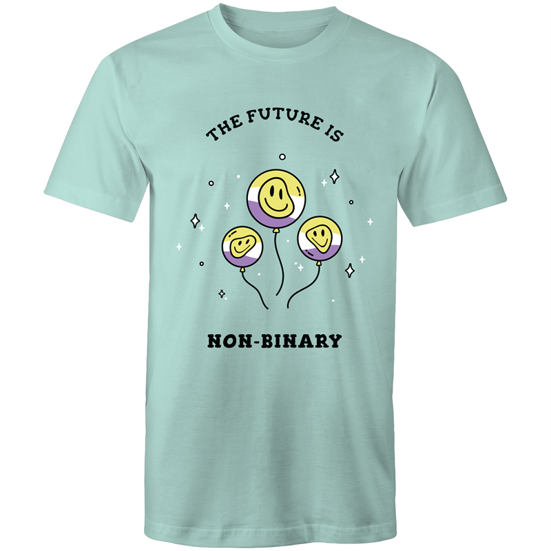 The Future is Non Binary Balloons T-Shirt Unisex (NB005)