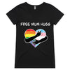 Free Mum Hugs Western Australia Women V-Neck T-Shirt (LG075)
