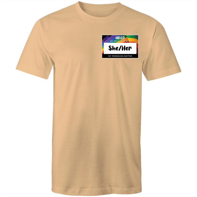 Pronouns Matter She Her T-Shirt Unisex (LG101)