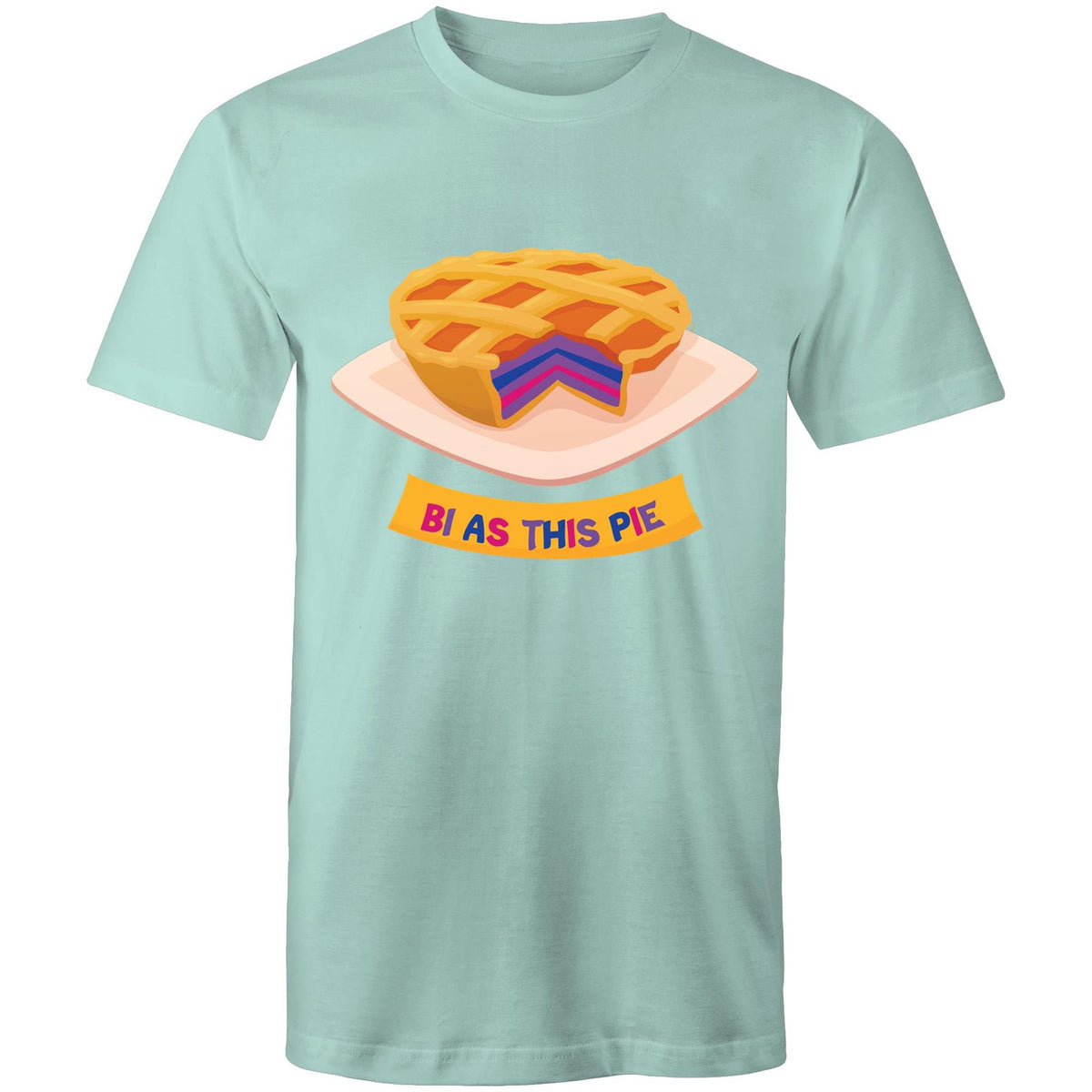 Bi As This Pie T-Shirt Bisexual Unisex (B001)