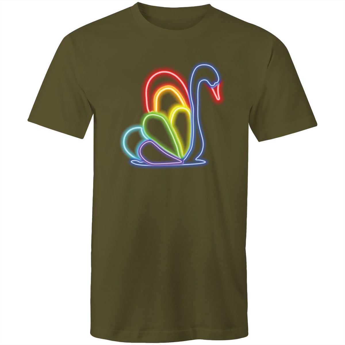 Pride WA Rainbow Neon T-Shirt Unisex (LG145)