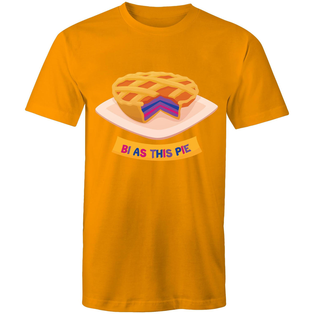 Bi As This Pie T-Shirt Bisexual Unisex (B001)