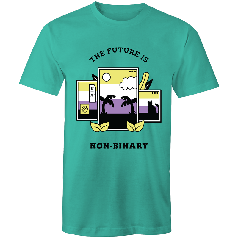 The Future is Non Binary Screens T-Shirts Unisex (NB010)