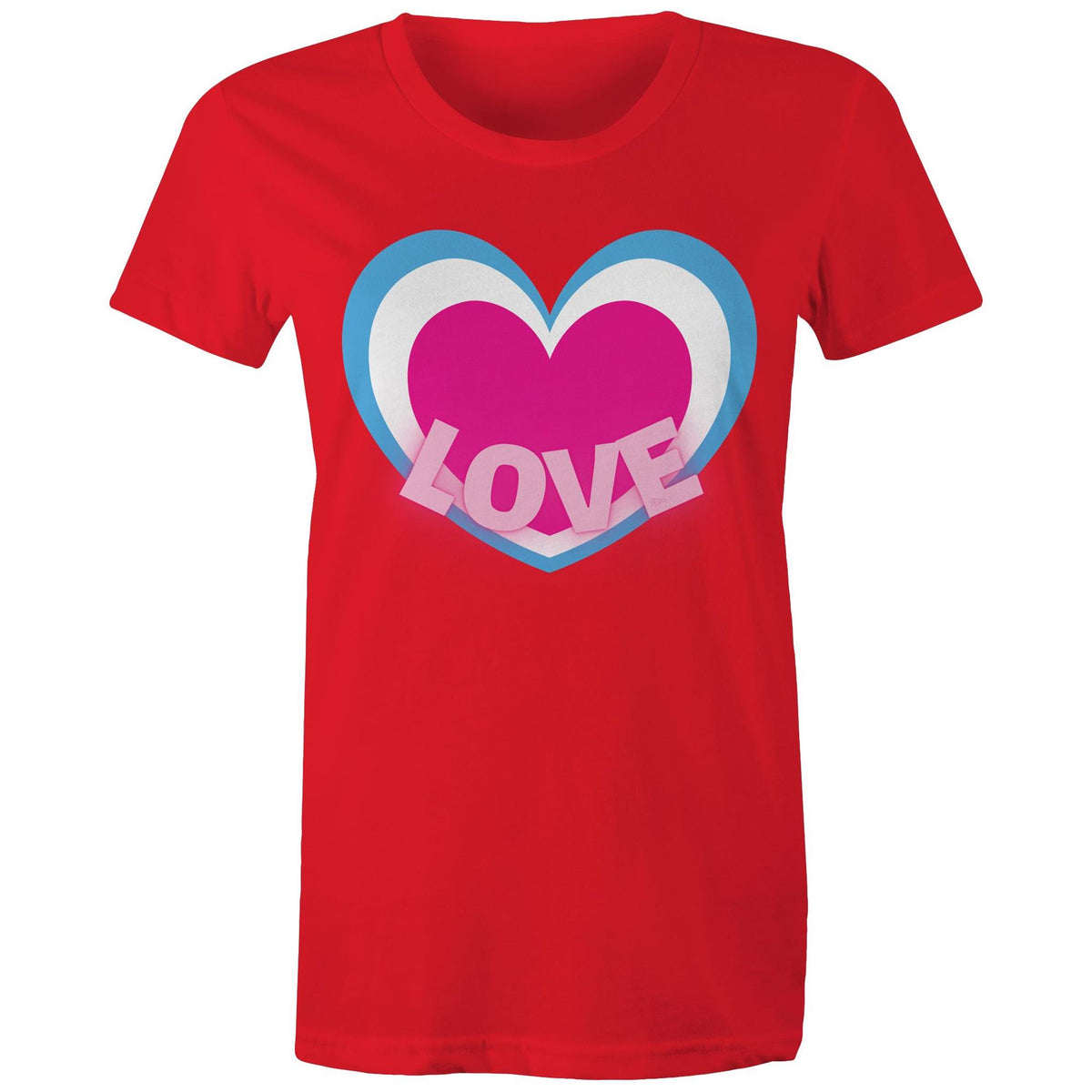 Trans Pride Australia Love T-Shirt Female (T010)