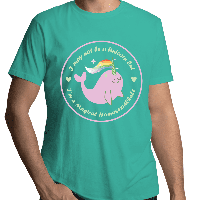 Homosexuwhale 1 T-Shirt Unisex (LG005)