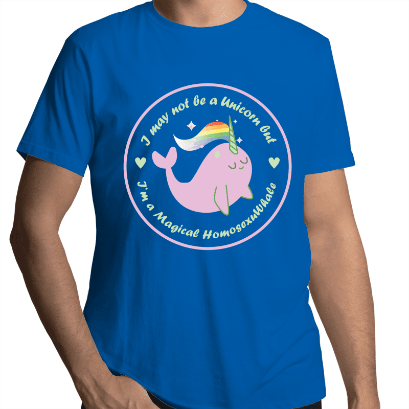 Homosexuwhale 1 T-Shirt Unisex (LG005)