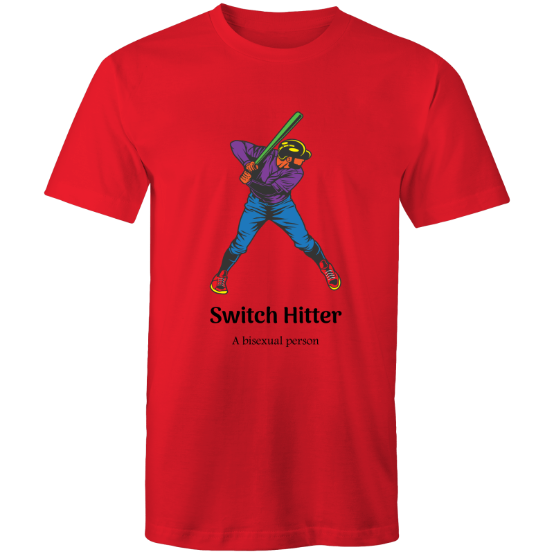 Dicktionary Switch Hitter Bisexual T-Shirt Unisex (B011)