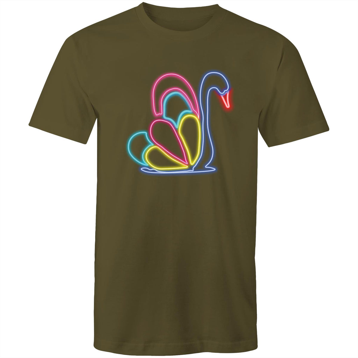 Pride WA Pansexual Neon T-Shirt Unisex (LG148)