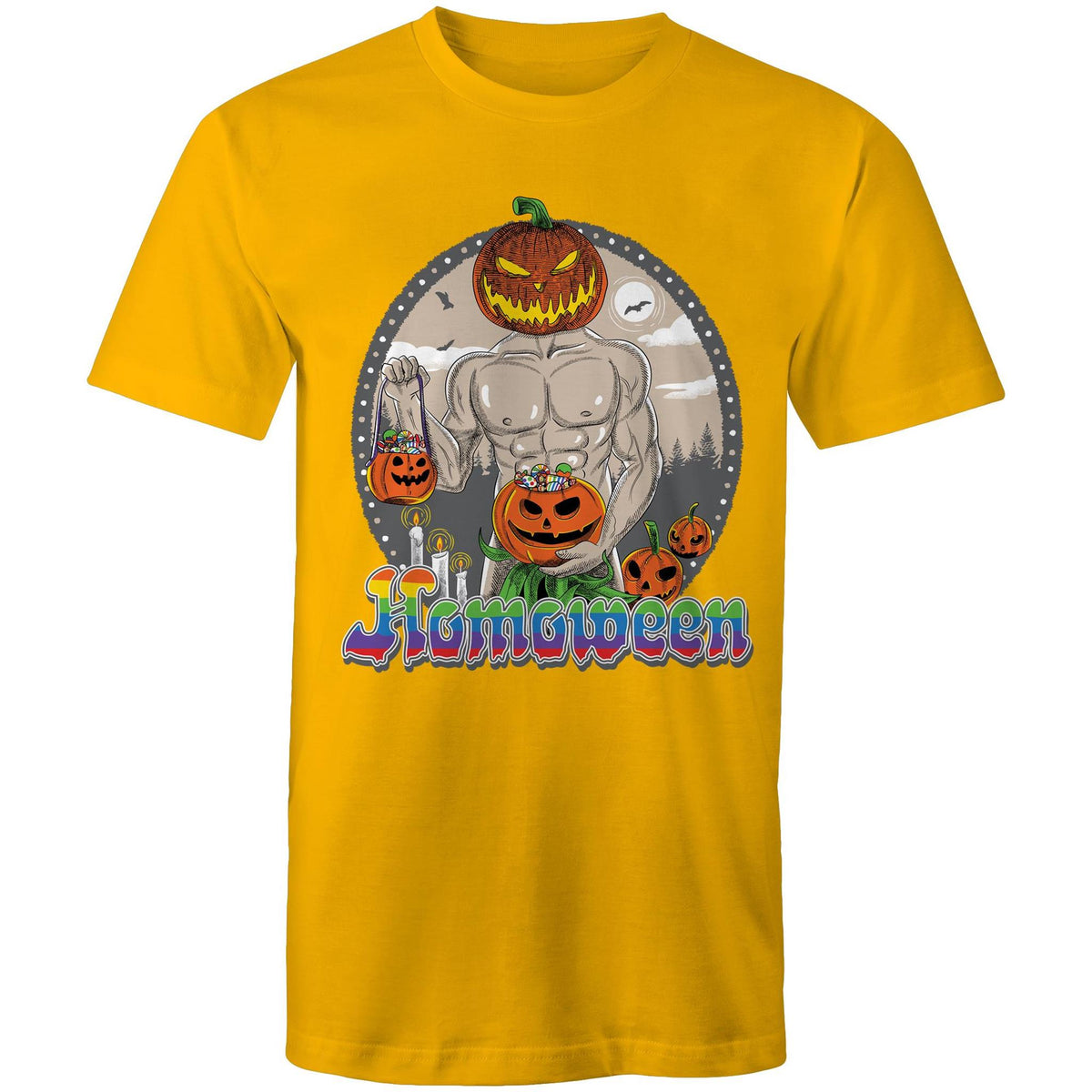 Homoween Pumpkin T-Shirt Unisex (G035)