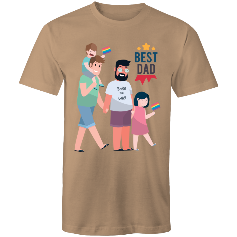 Father's Day Gay T-Shirt Best Dad Ever Unisex (G018)