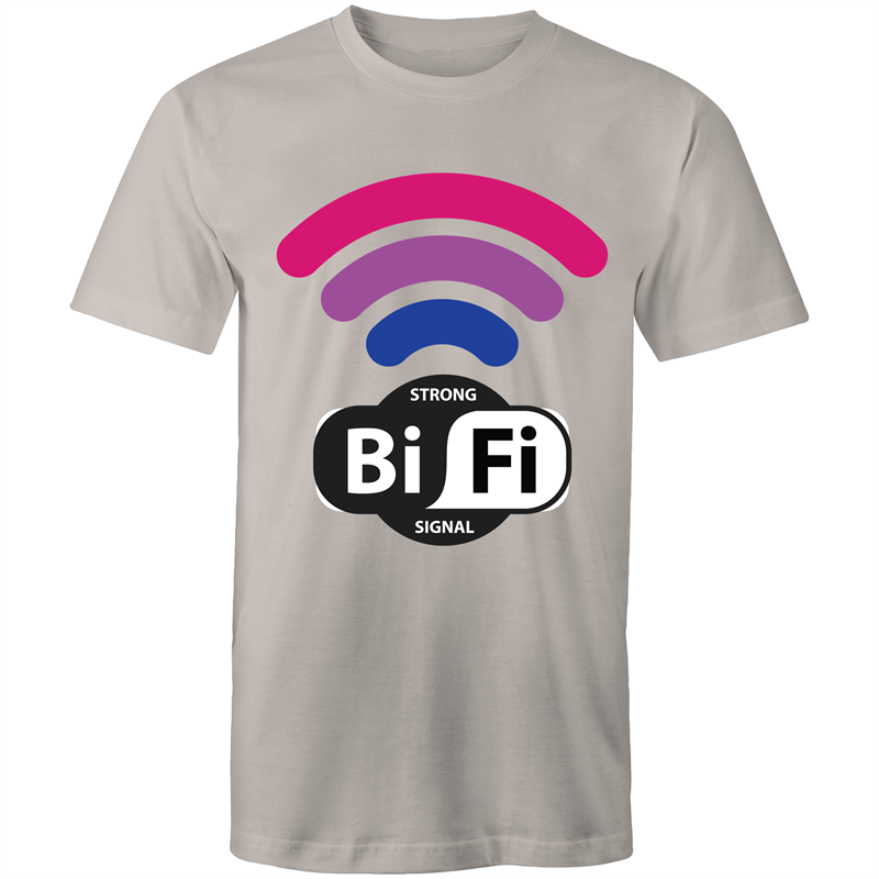 Strong BiFi Signal Bisexual T-Shirt Unisex (B002)