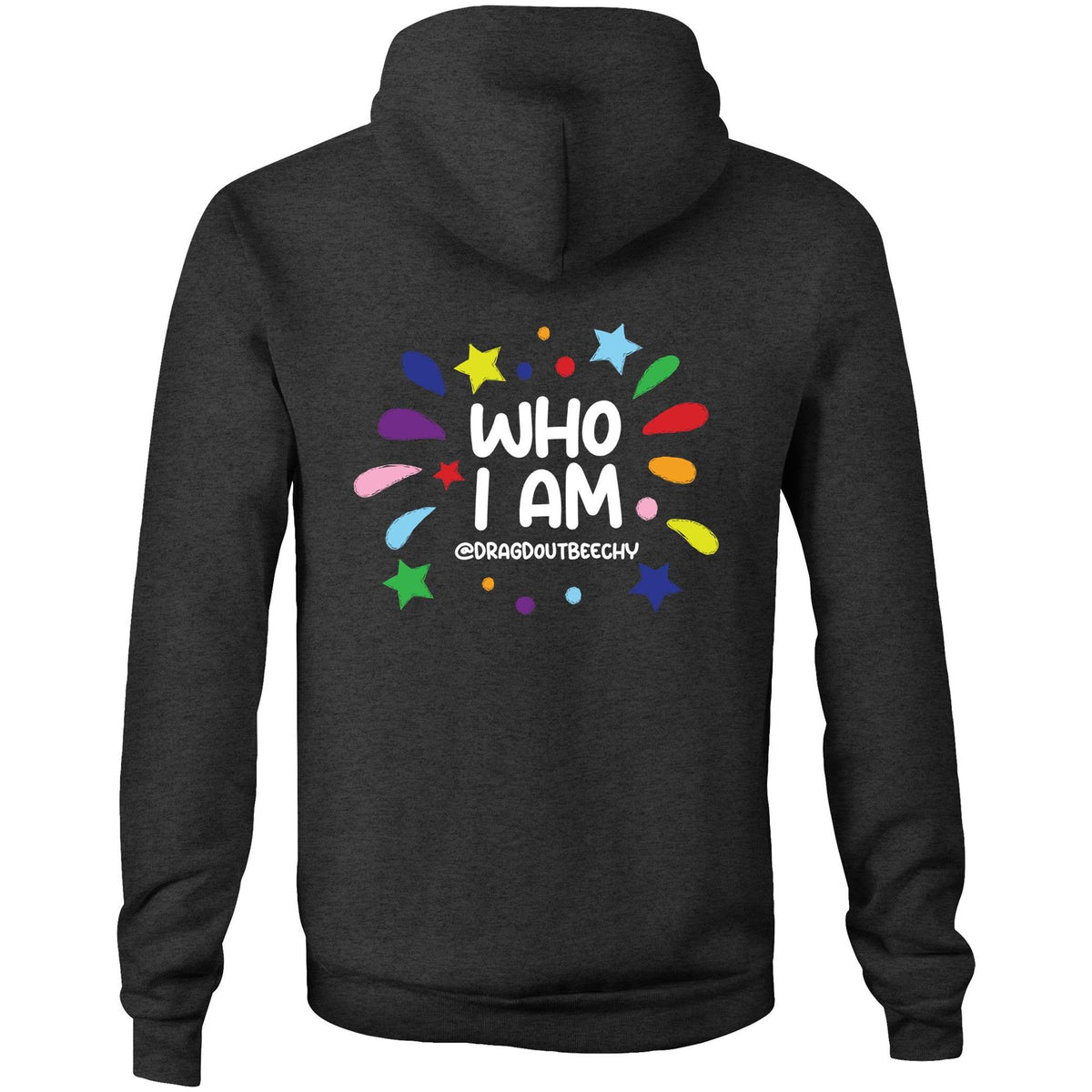 Drag'd Out Beechworth - I Am Who I Am Hoodie Sweatshirt (LG158)