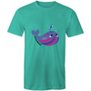Bisexuwhale Bisexual T-Shirt Unisex (B004) - Carolina Blue Color - Small Size