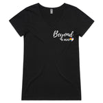 Beyond A Hug Women V-Neck T-Shirt (LG074)