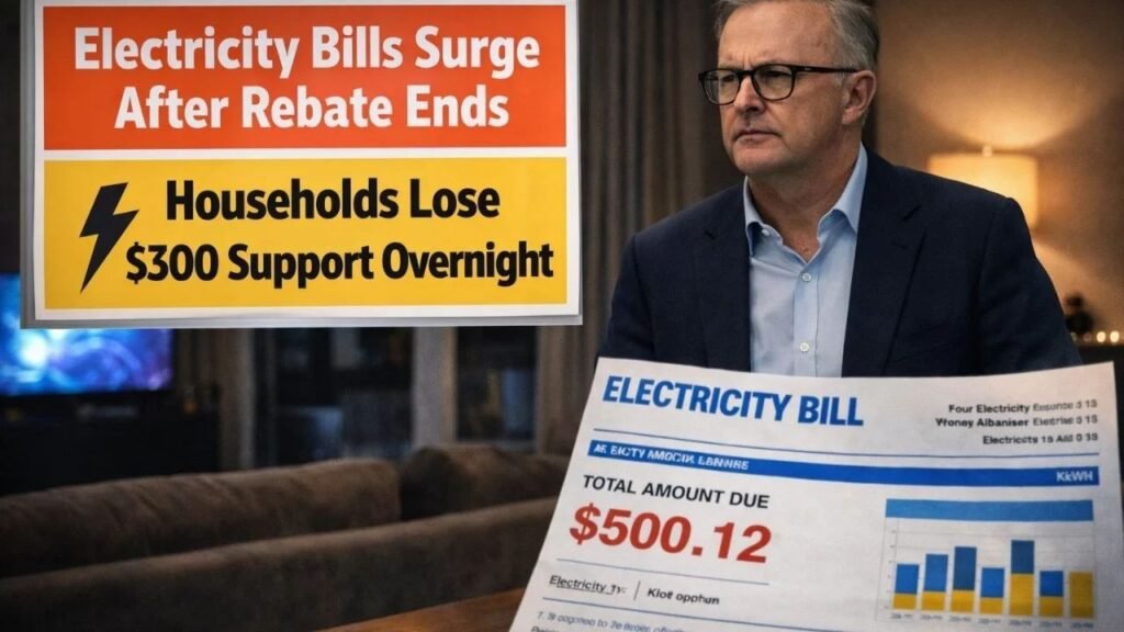 Electricity Bills Surge After Rebate Ends – Households Lose $300 Support Overnight
